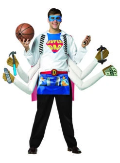 Disfraz De Súper Papá Para Hombre