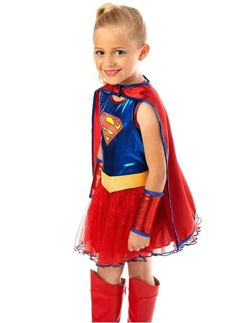 Disfraz De Supergirl Tutú Para Niña 4 Disfraz De Supergirl Tutú Para Niña - Imagen 2