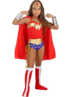 Disfraz De Wonder Woman Clásica Para Niña -Tienda De Cosplay disfraz de wonder woman clasica para nina 2