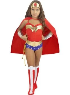 Disfraz De Wonder Woman Clásica Para Niña