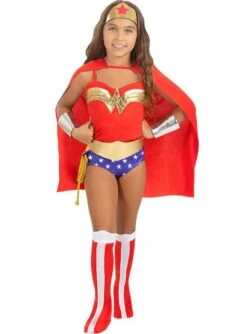 Disfraz De Wonder Woman Clásica Para Niña -Tienda De Cosplay disfraz de wonder woman clasica para nina 4