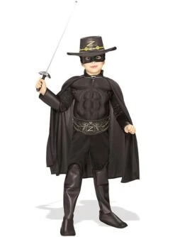 Disfraz Del Zorro Deluxe Para Niño