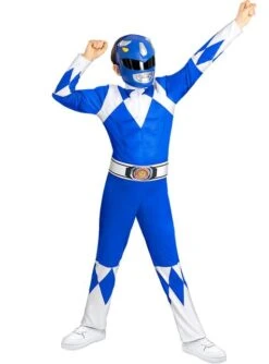 Disfraz Power Ranger Azul Para Niños -Tienda De Cosplay disfraz power ranger azul para ninos 1 2