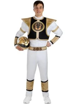 Disfraz Power Ranger Blanco -Tienda De Cosplay disfraz power ranger blanco 2
