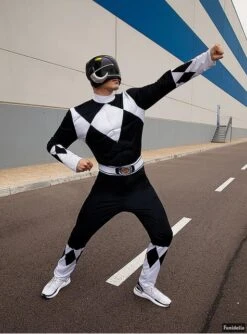 Disfraz Power Ranger Negro -Tienda De Cosplay disfraz power ranger negro 5