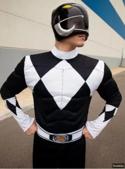 Disfraz Power Ranger Negro -Tienda De Cosplay disfraz power ranger negro 6