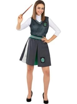 Falda De Slyhterin Para Mujer - Harry Potter -Tienda De Cosplay falda de slyhterin para mujer harry potter 1