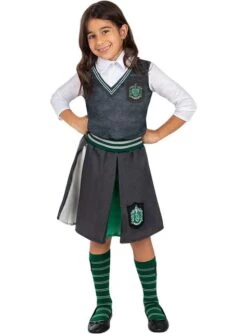 Falda De Slyhterin Para Niña - Harry Potter -Tienda De Cosplay falda de slyhterin para nina harry potter 5