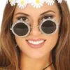 Gafas Hippies Con Brillantes Para Mujer -Tienda De Cosplay gafas hippies con brillantes para mujer