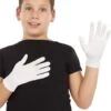 Guantes Blancos De 22 Cm Para Niños -Tienda De Cosplay guantes blancos de 22 cm para ninos
