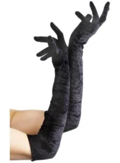Guantes Negros Largos Deluxe