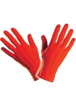 Guantes Simples De Color Rojo Para Hombre