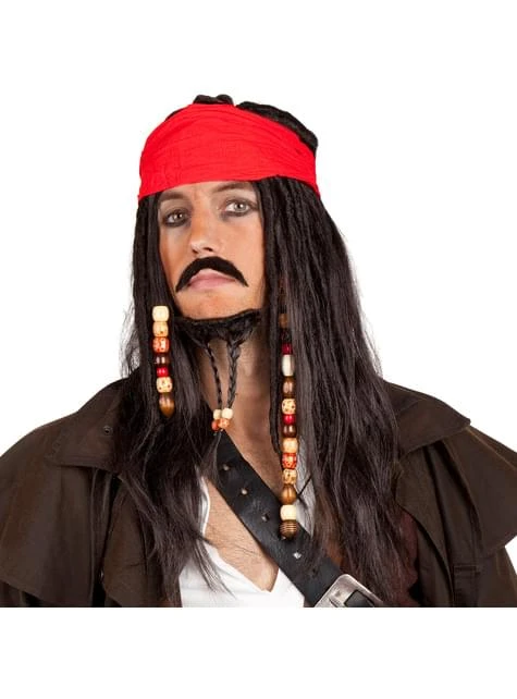 Kit Accesorios Del Pirata Tobias Para Hombre 3 Kit Accesorios Del Pirata Tobias Para Hombre