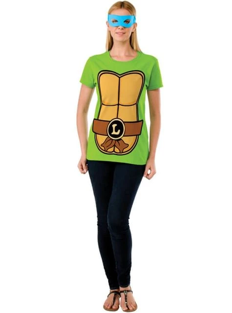 Kit De Tortuga Ninja Leonardo Para Mujer 3 Kit De Tortuga Ninja Leonardo Para Mujer