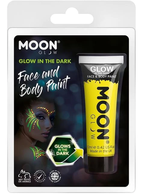 Maquillaje Amarillo Brilla En La Oscuridad 3 Maquillaje Amarillo Brilla En La Oscuridad