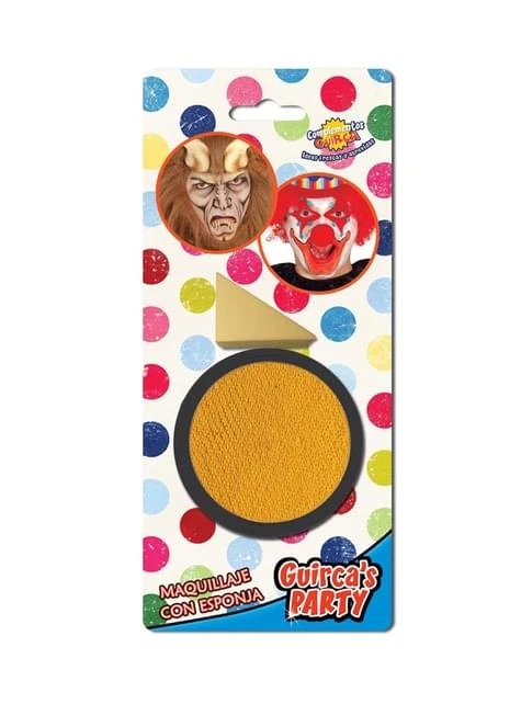 Maquillaje Color Amarillo Con Esponja 3 Maquillaje Color Amarillo Con Esponja