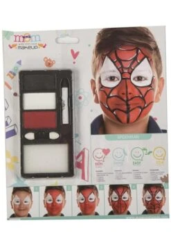 Maquillaje De Araña Humana Para Niño