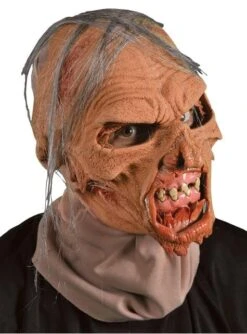 Máscara De Anciano Zombie Para Adulto