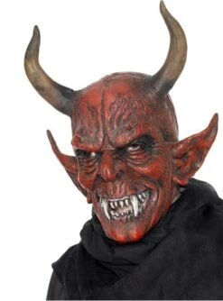 Máscara De Demonio Terrorífico Deluxe