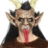 Máscara De Krampus Navideño Para Adulto -Tienda De Cosplay mascara de krampus navideno para adulto
