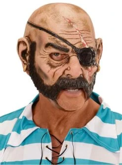 Máscara De Pirata Sanguinario Para Adulto