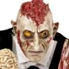 Máscara De Zombie Con Las Ideas Al Aire Para Adulto -Tienda De Cosplay mascara de zombie con las ideas al aire para adulto