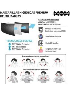 Mascarilla De Barrio Sésamo Infantil (2 Unidades) -Tienda De Cosplay mascarilla de barrio sesamo infantil 2 unidades 3