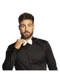 Pajarita Blanca Para Adulto -Tienda De Cosplay pajarita blanca para adulto 1