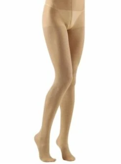 Pantys Con Purpurina Dorados