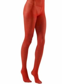 Pantys Con Purpurina Rojos