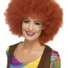 Peluca Afro De Los 60 Castaña Rojiza -Tienda De Cosplay peluca afro de los 60 castana rojiza