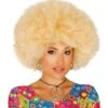 Peluca Afro Rubia Para Mujer -Tienda De Cosplay peluca afro rubia para mujer