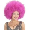 Peluca Afro Violeta Gigante Para Adulto -Tienda De Cosplay peluca afro violeta gigante para adulto