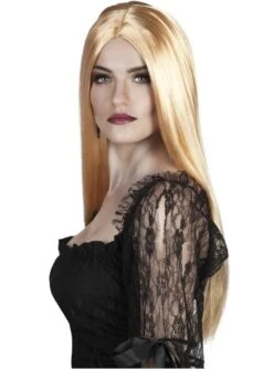 Peluca De Bruja Color Rubio Para Mujer