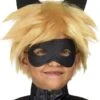 Peluca De Cat Noir Para Niño - Las Aventuras De Ladybug -Tienda De Cosplay peluca de cat noir para nino las aventuras de ladybug
