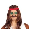 Peluca De Hippie Liberal Con Bigote -Tienda De Cosplay peluca de hippie liberal con bigote