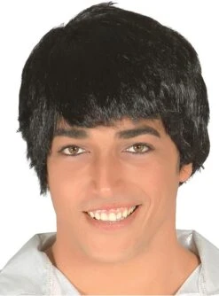 Peluca De Hombre Negra