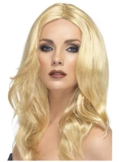 Peluca Rubia Platino Para Mujer