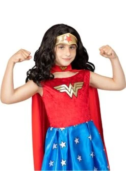 Peluca De Wonder Woman Para Niña -Tienda De Cosplay peluca de wonder woman para nina 8