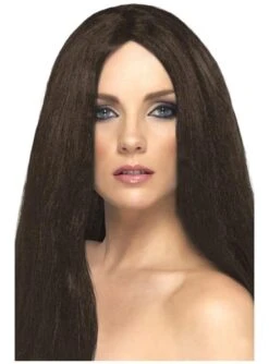 Peluca Elegante Marrón