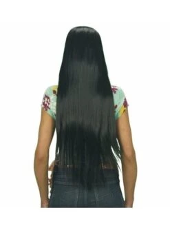 Peluca Extralarga Negra -Tienda De Cosplay peluca extralarga negra 1