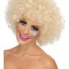 Peluca Funky Afro Rubia -Tienda De Cosplay peluca funky afro rubia