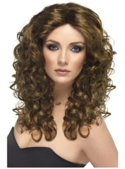Peluca Glamour Marrón