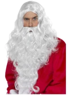 Peluca Larga De Santa