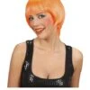 Peluca Rave Naranja Fluorescente -Tienda De Cosplay peluca rave naranja fluorescente