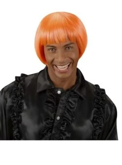 Peluca Rave Naranja Fluorescente -Tienda De Cosplay peluca rave naranja fluorescente 2