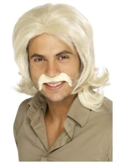 Peluca Retro De Los 70 Rubia