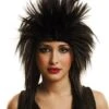 Peluca Rockera Morena Para Adulto -Tienda De Cosplay peluca rockera morena para adulto
