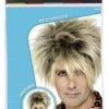 Peluca Ochentera Rubia Para Hombre -Tienda De Cosplay peluca rubia con reflejos de chico salvaje
