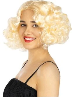 Peluca Rubia De Los Años 20
